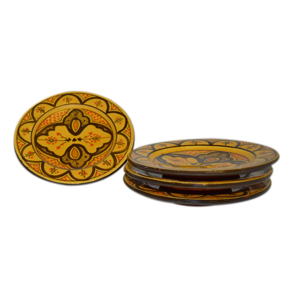 Safi Appetizer Serving Set Of Four - Yellow