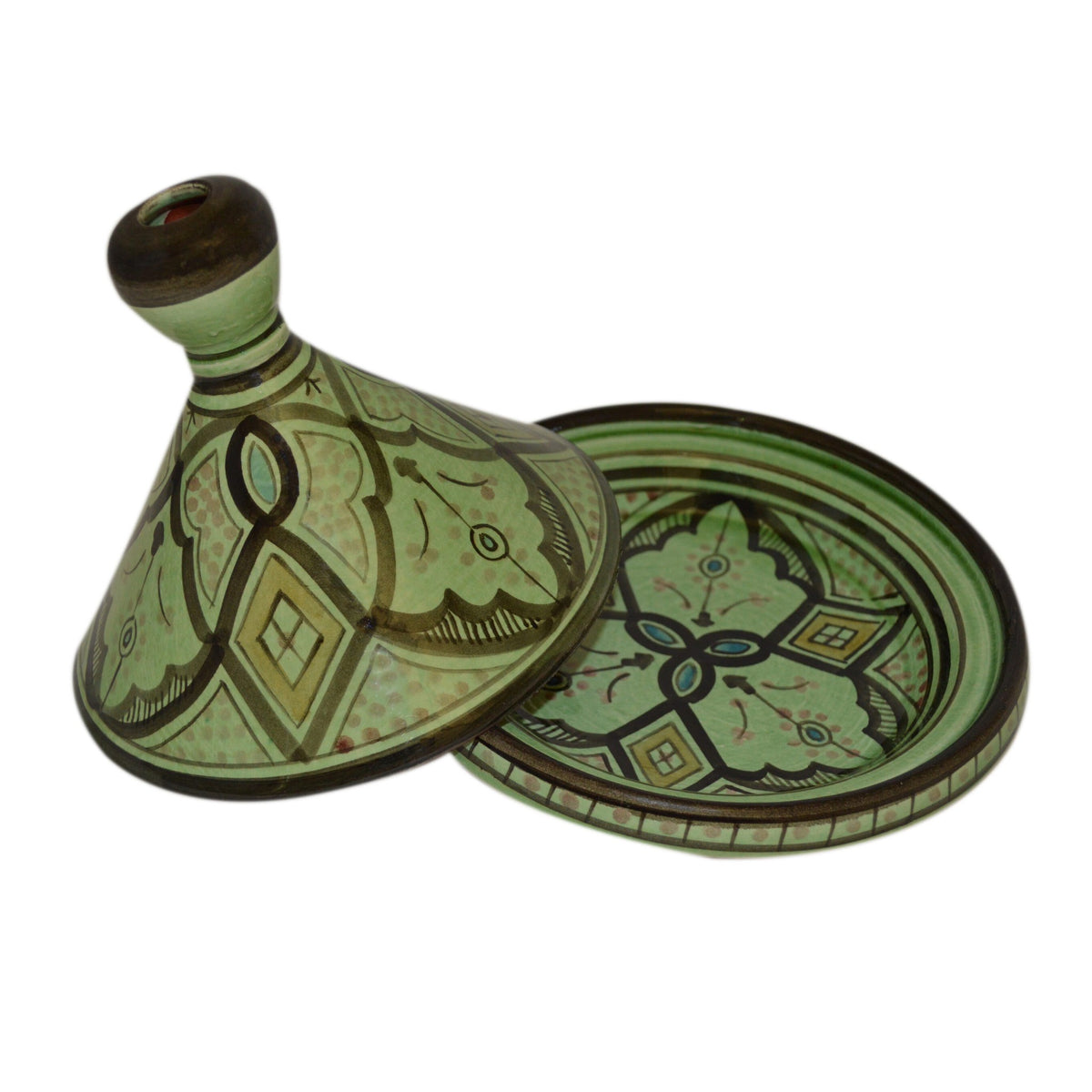 Serving Tagine Safi Medium 10inches diameter - Green