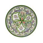 Verde Ceramic Serving Plate Handmade 8"