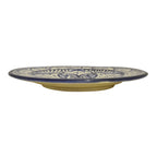 Fes Ceramic Serving Plate Handmade 8" - Blue