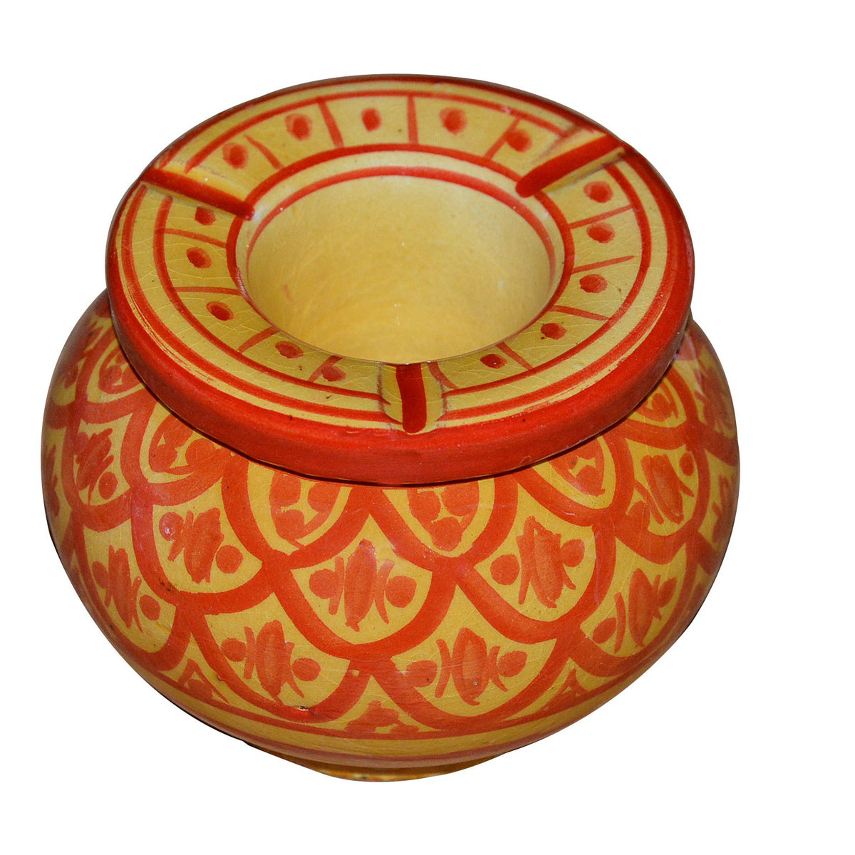Smokeless Ashtray Large kwass yellow