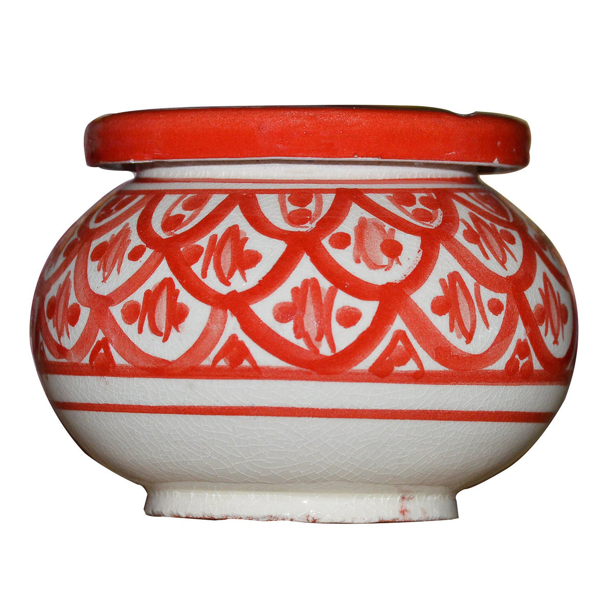 Smokeless Ashtray Small - Red White