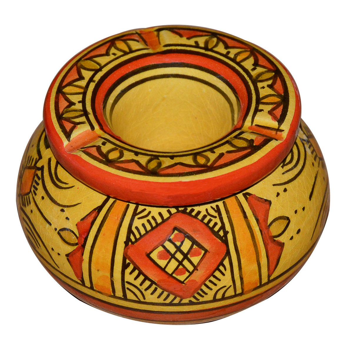 Smokeless Ashtray Small Yellow berber