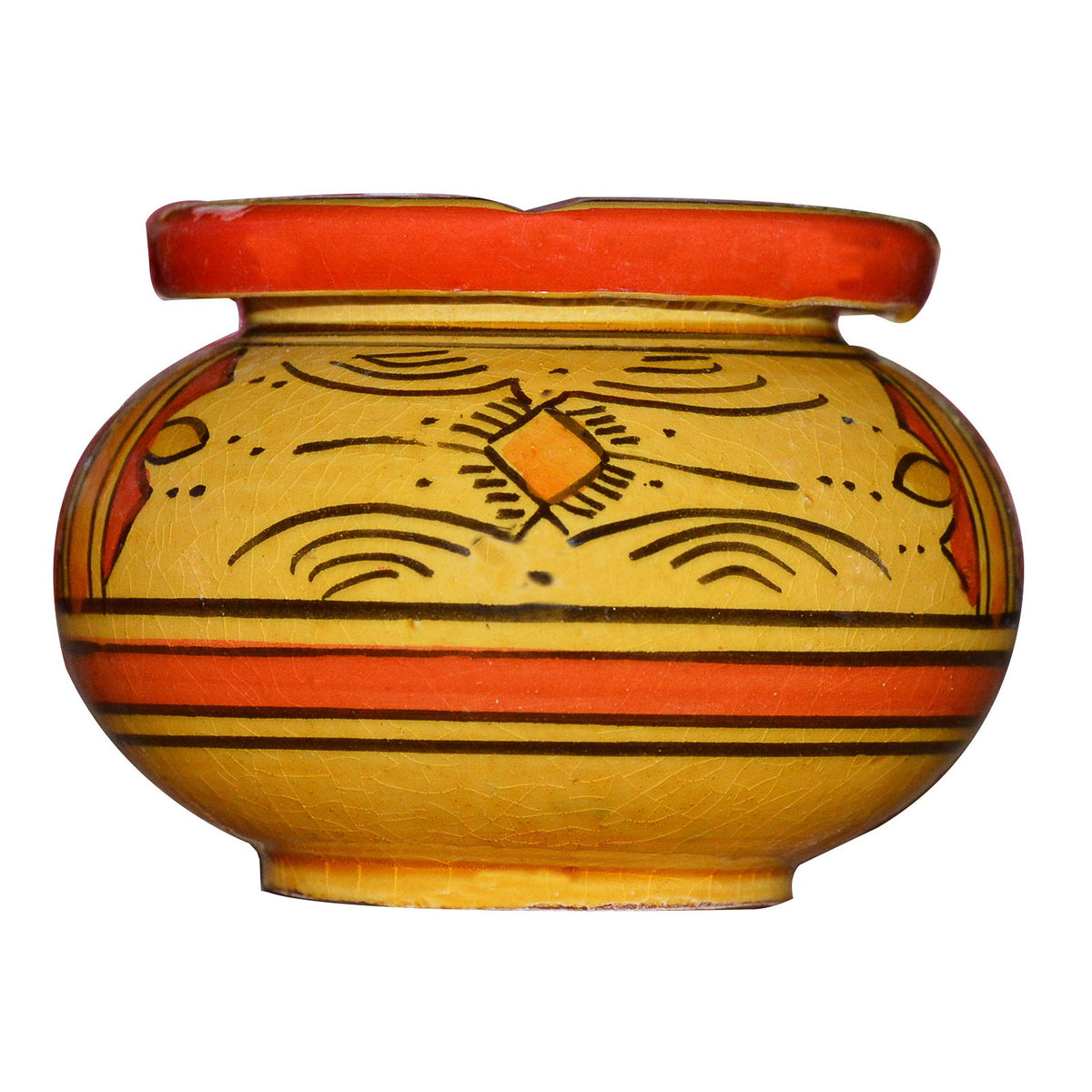 Smokeless Ashtray Small Yellow berber