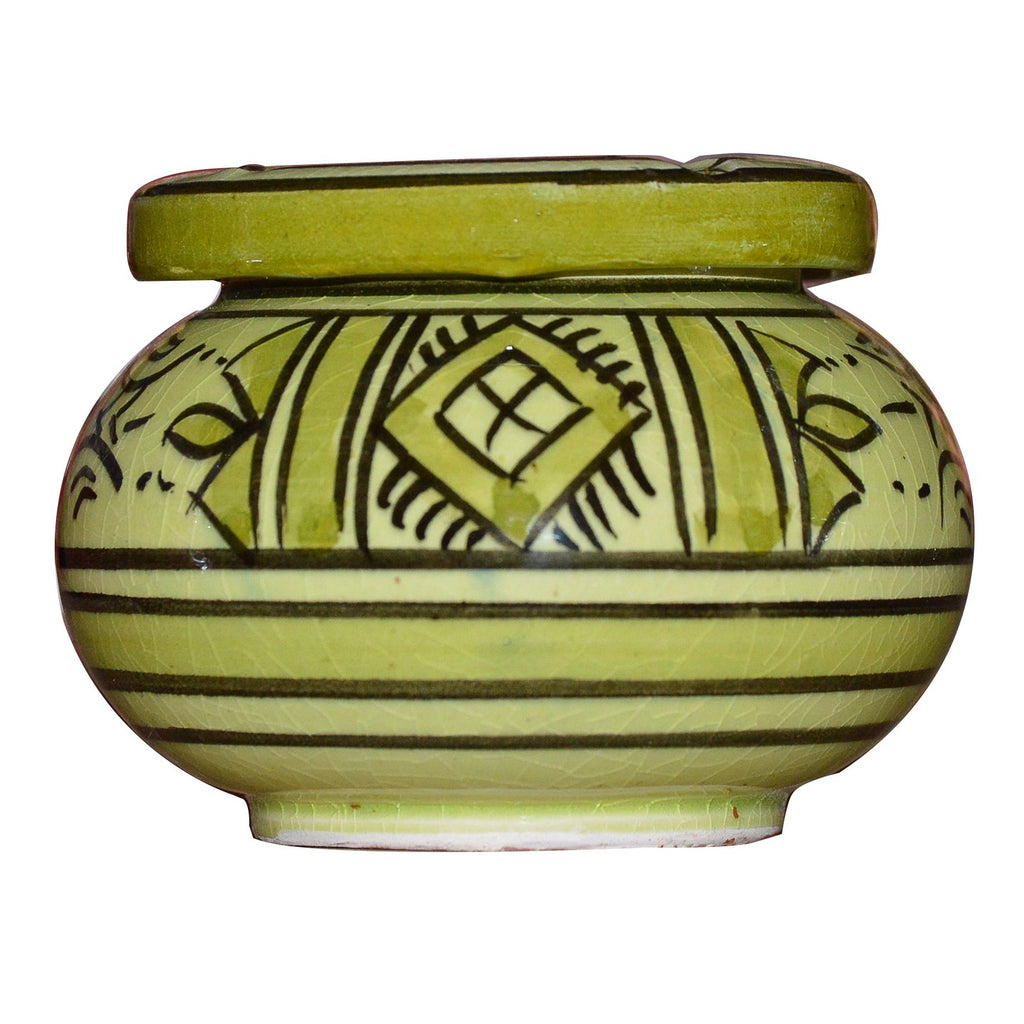 Small Berber Green Moroccan Smokeless Ashtray