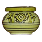 Small Berber Green Moroccan Smokeless Ashtray