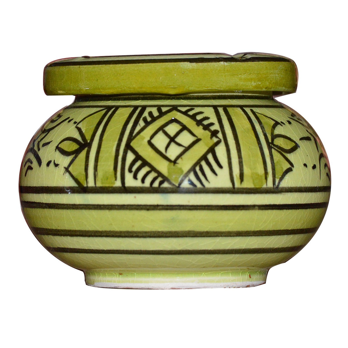 Small Berber Green Moroccan Smokeless Ashtray