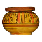 Yellow Stripes Smokeless Ashtray Small