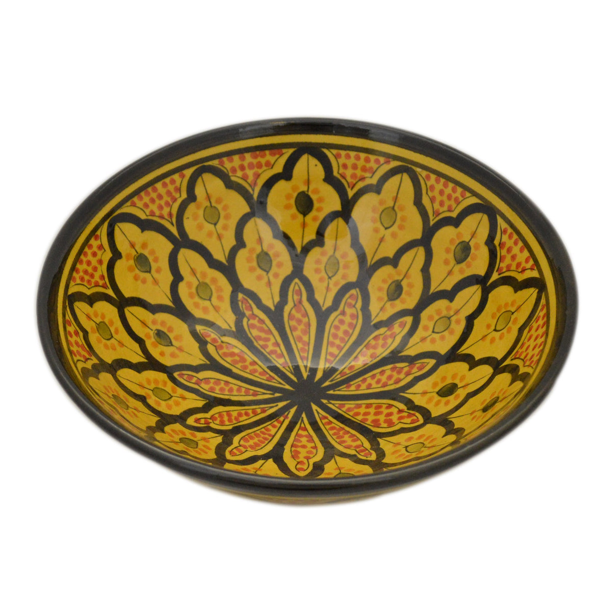 Yellow Handmade Serving Bowl 10 inches Medium