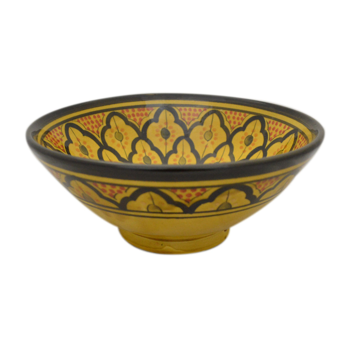 Yellow Handmade Serving Bowl 10 inches Medium