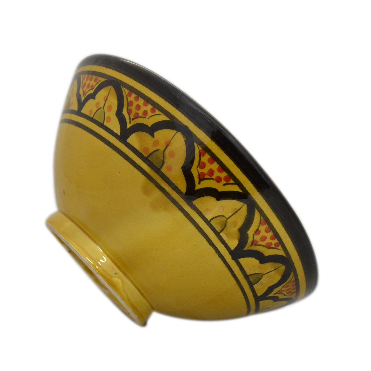Yellow Handmade Serving Bowl 10 inches Medium