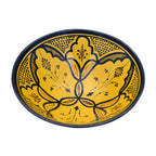 Handmade Yellow Serving Bowl 10 inches Medium