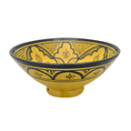 Handmade Yellow Serving Bowl 10 inches Medium