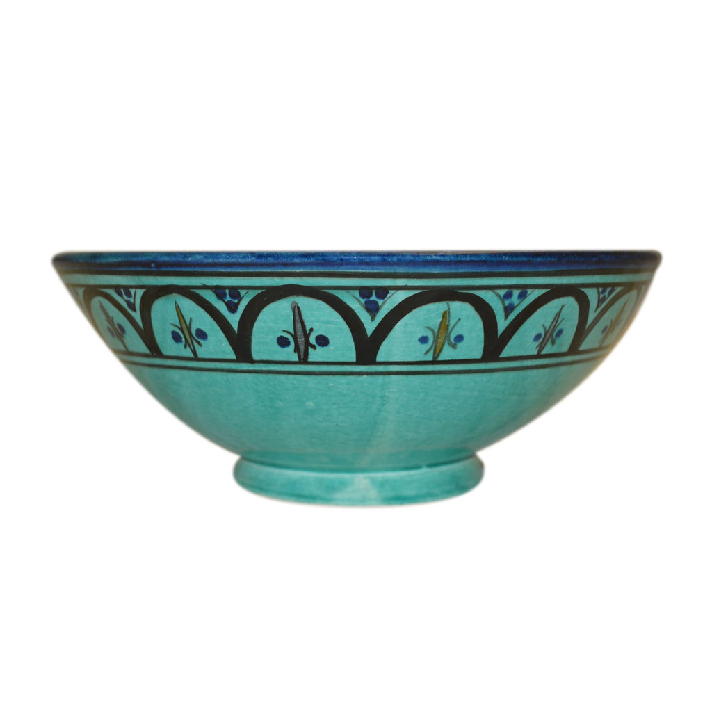 Aqua Handmade Serving Bowl Medium 10 inches