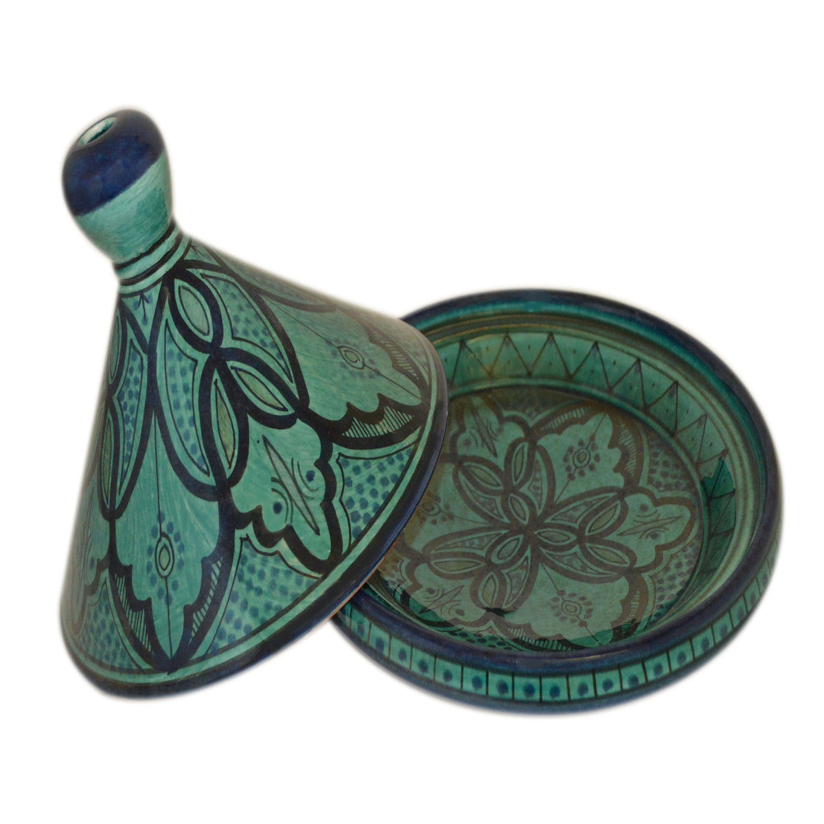 Serving Tagine Dark Aqua Small 8 inches
