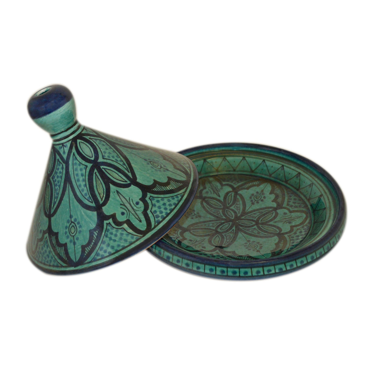 Serving Tagine Medium 10 inches diameter - Aqua