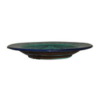 Ceramic Handmade Serving Plate Medium 10" - Aqua