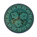 Ceramic Handmade Serving Plate Medium 10" - Aqua