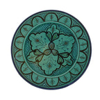 Ceramic Handmade Serving Plate Medium 10" - Aqua