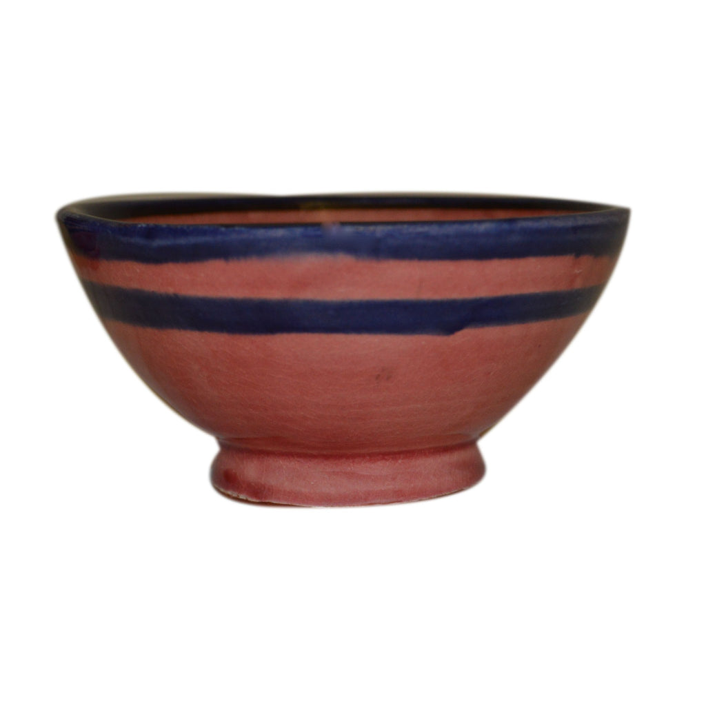 Handmade Dipping Sauce Bowl Set of 4 Small Serving - Red