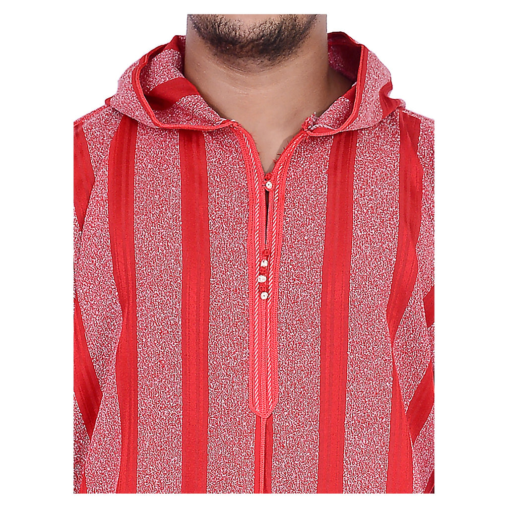 Moroccan Men Djellaba - Red