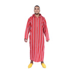 Moroccan Men Djellaba - Red