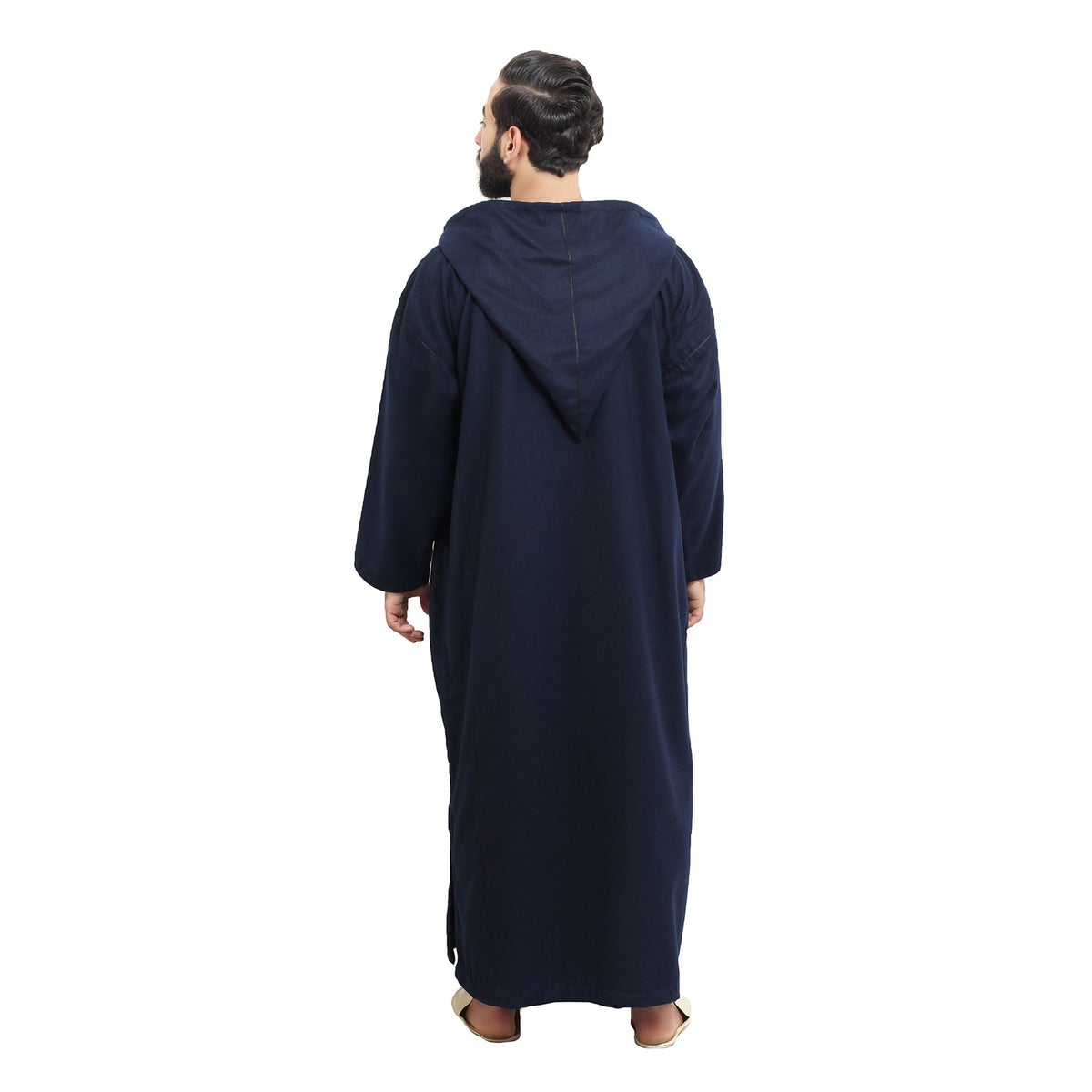 Men Winter Djellaba - Navy