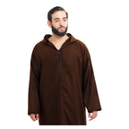 Men Winter Djellaba - Brown