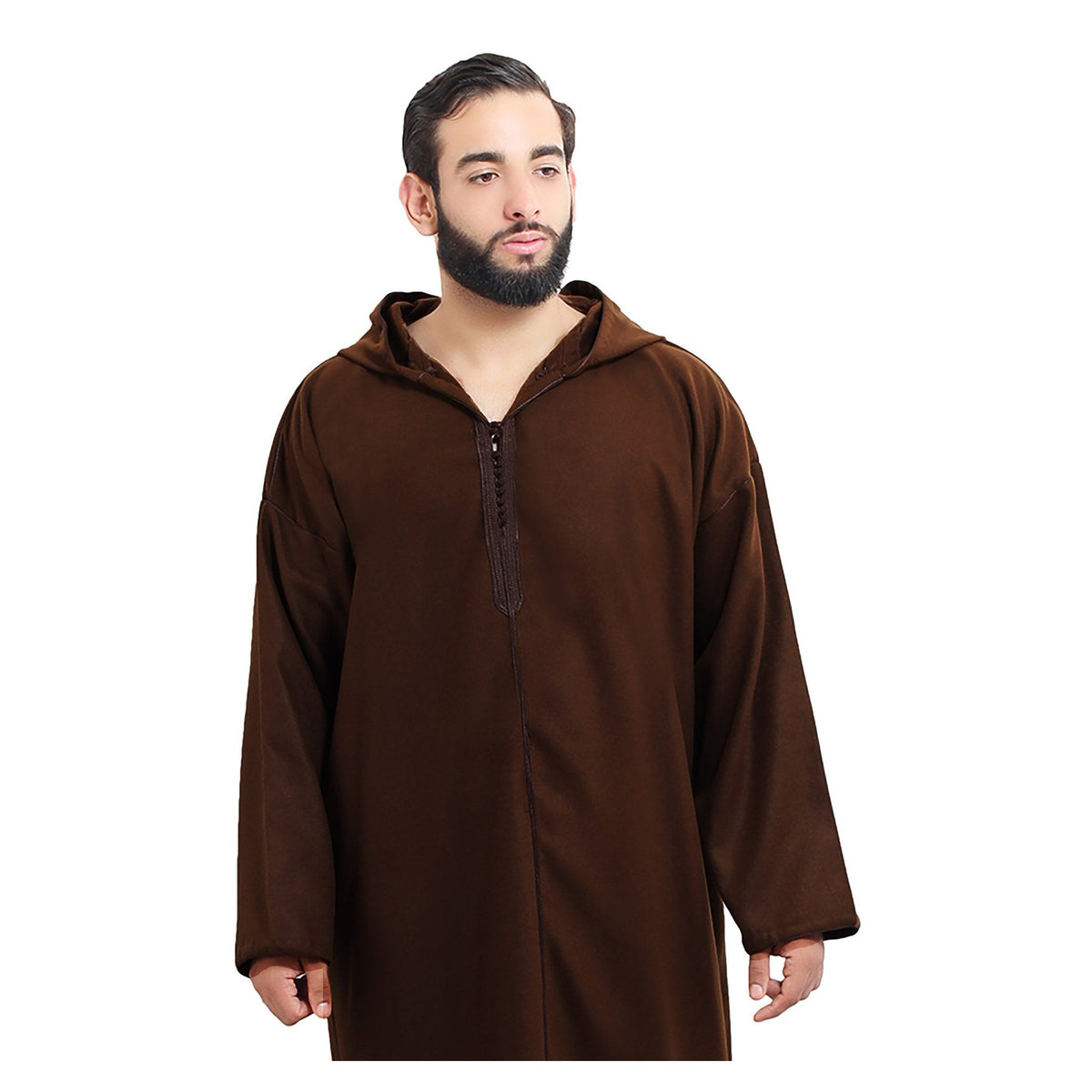 Men Winter Djellaba - Brown