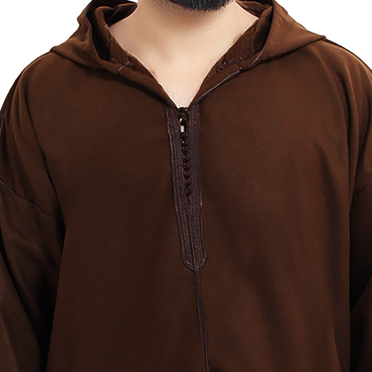 Men Winter Djellaba - Brown