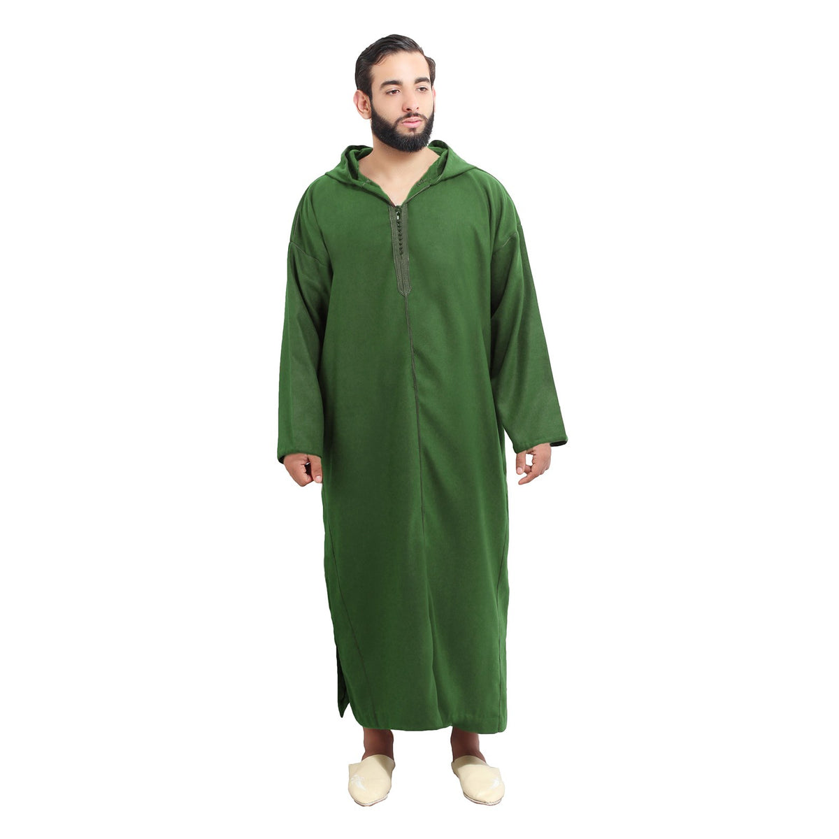 Men Winter Djellaba - Green