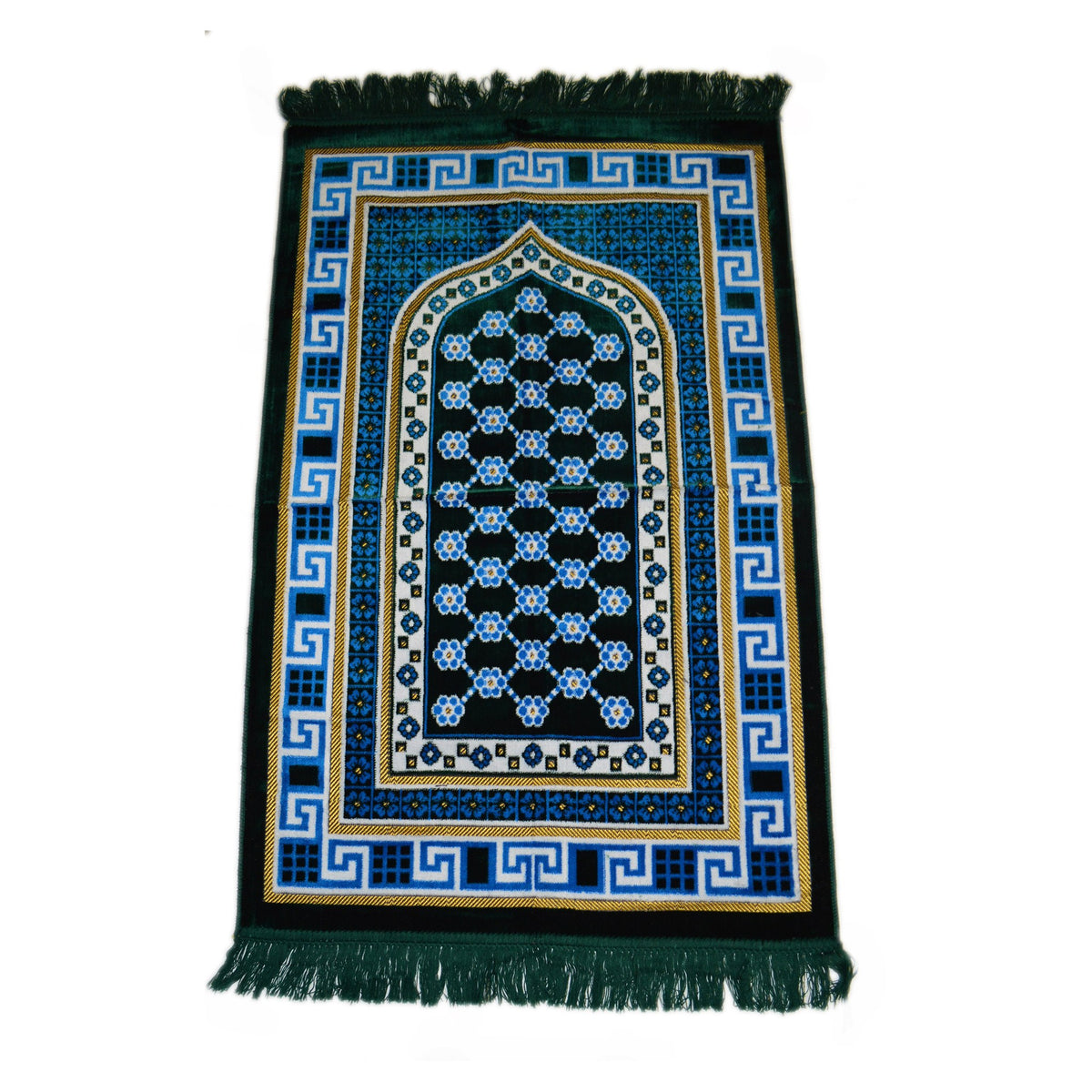 Hana Prayer Rug - Dark Green