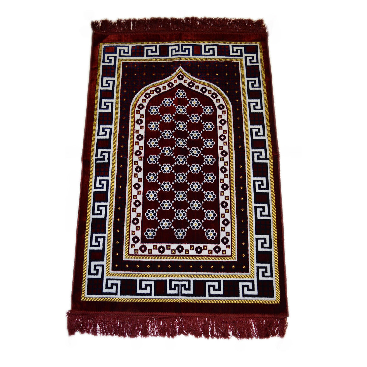 Hana Prayer Rug - Burgundy
