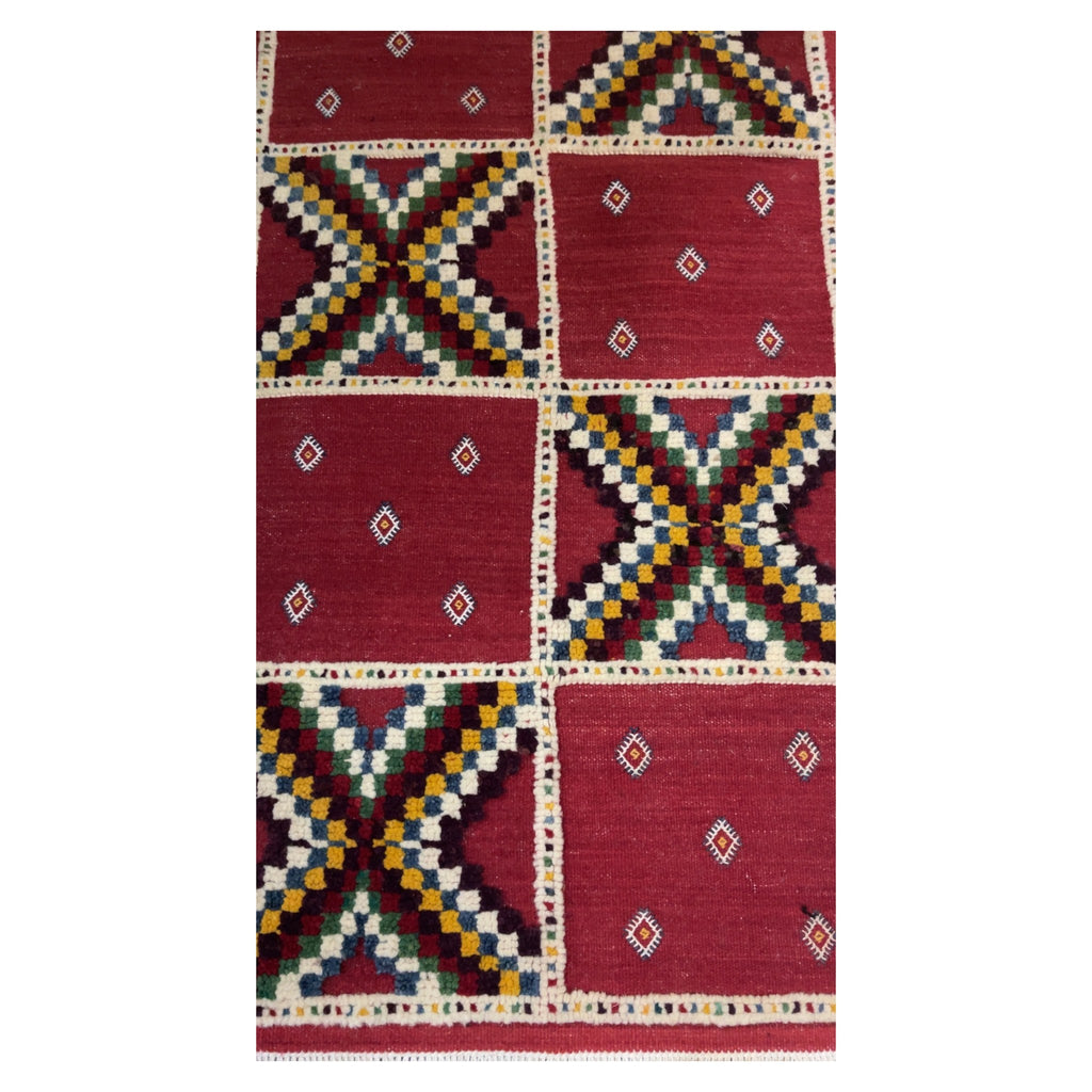 Dalila Handmade Moroccan Rug Orange Small