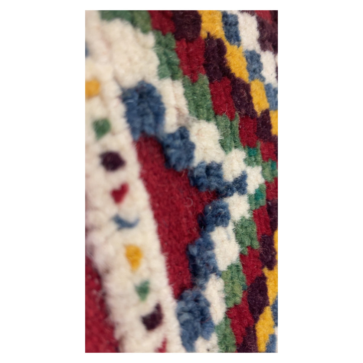 Dalila Handmade Moroccan Rug Orange Small