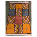 Elma Handmade Moroccan Rug Orange Small Orange