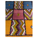 Elma Handmade Moroccan Rug Orange Small Orange