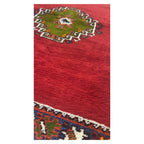 Nisrin Handmade Moroccan Rug Orange Small Red Large