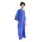Jouhara Fancy Moroccan Men Kaftan - Blue