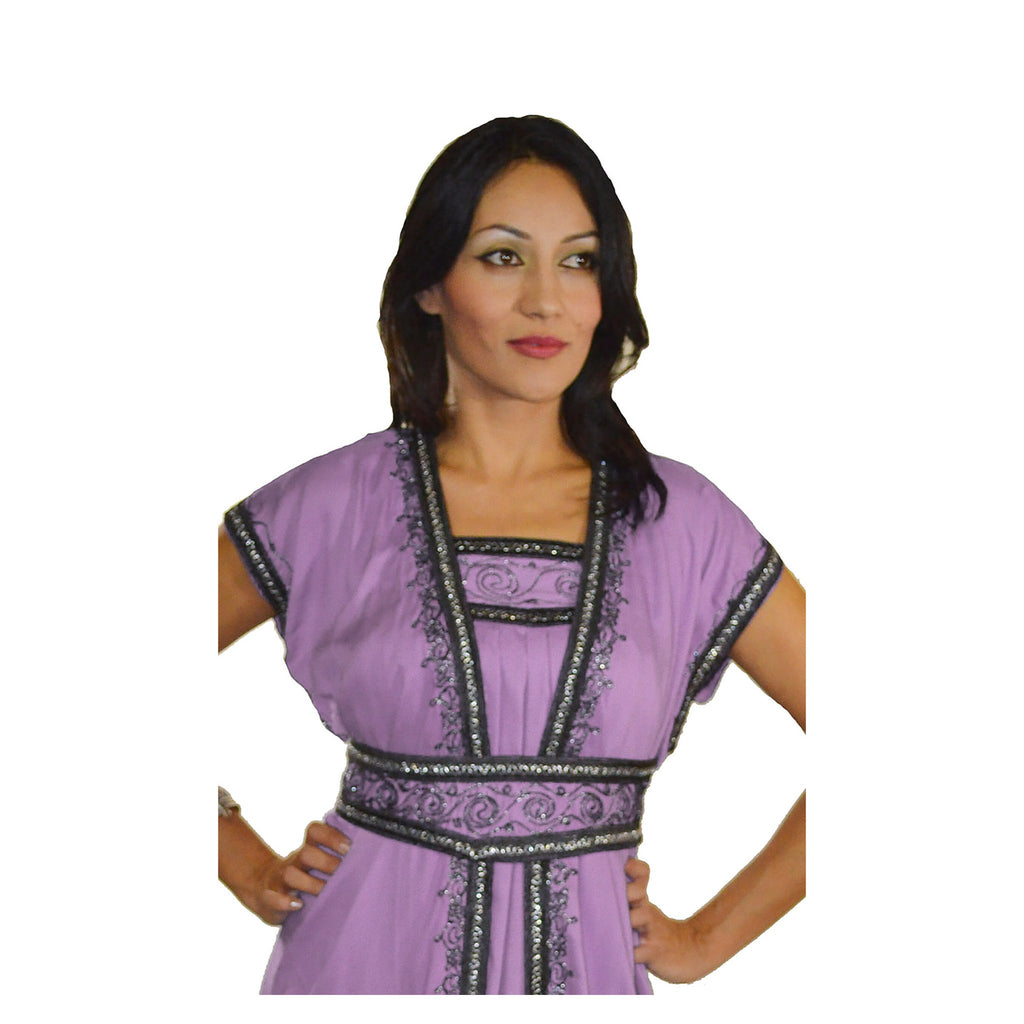 Moroccan Woman Jumpsuit - Light Purple