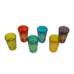 Khmissa Moroccan Tea Glasses Set of 6