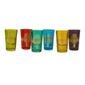 Khmissa Moroccan Tea Glasses Set of 6