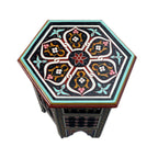 Moucharabi Wood Table Handmade - Black