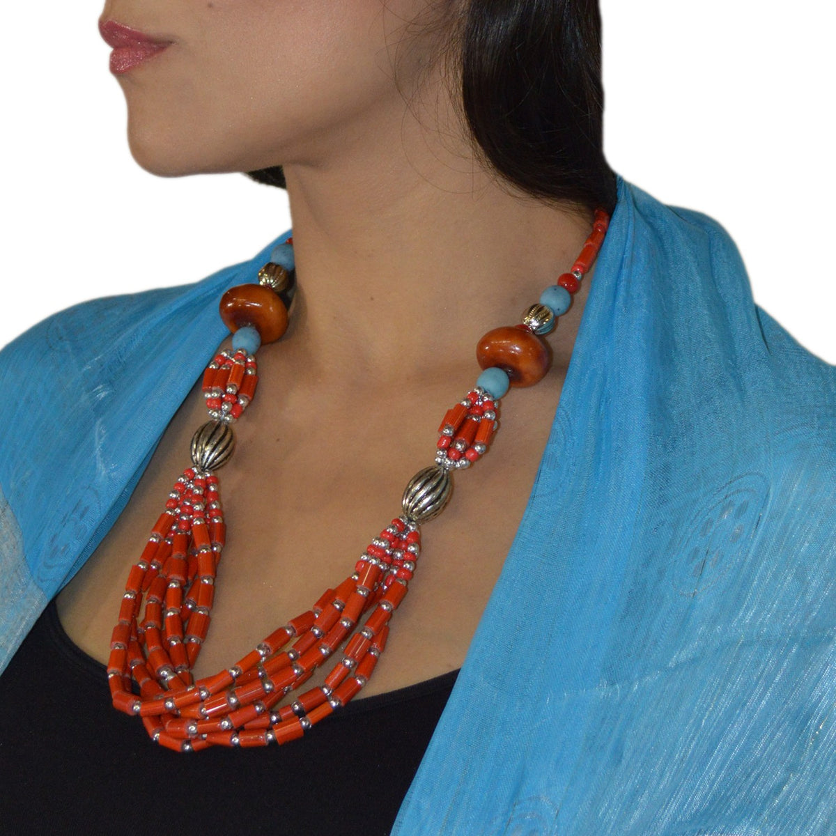 Berber Red Necklace