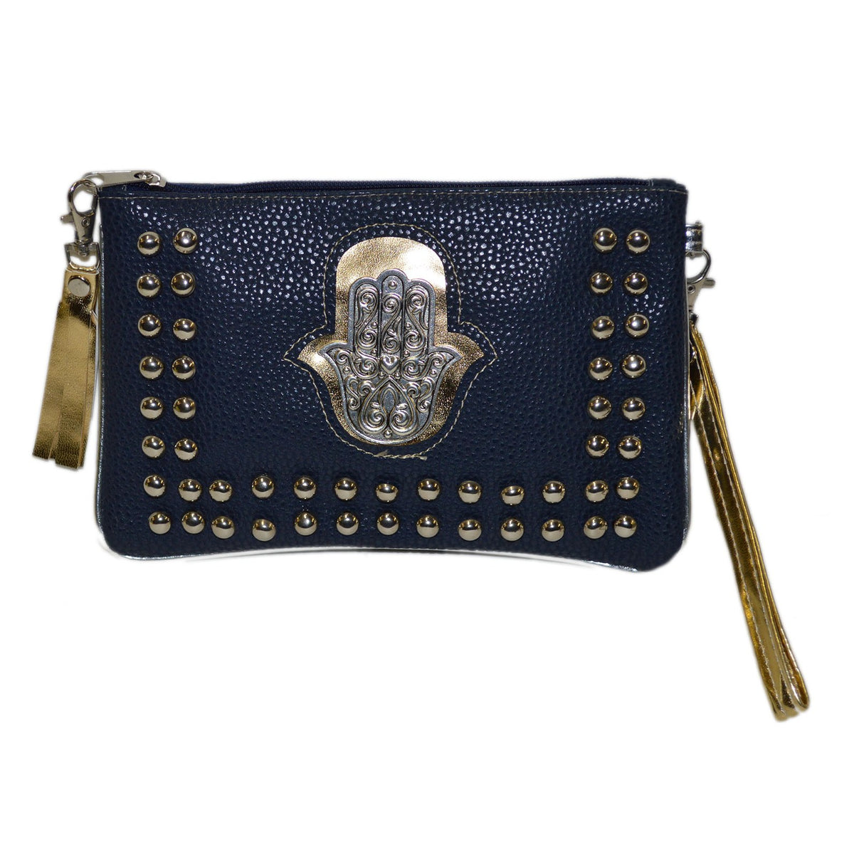 Kenza Clutch Hand of Fatima - Navy