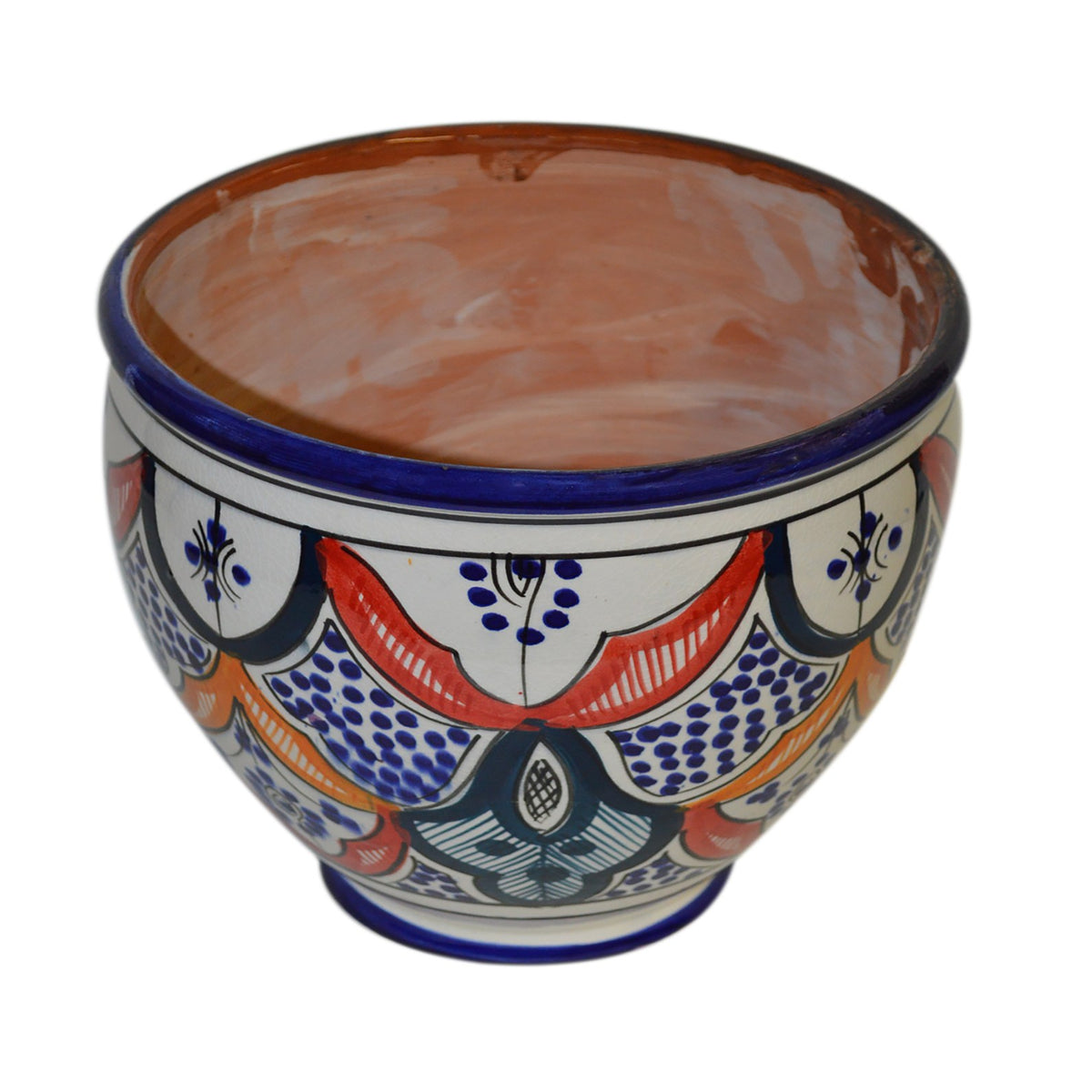 Rainbow Handmade Ceramic Large Flower Pot