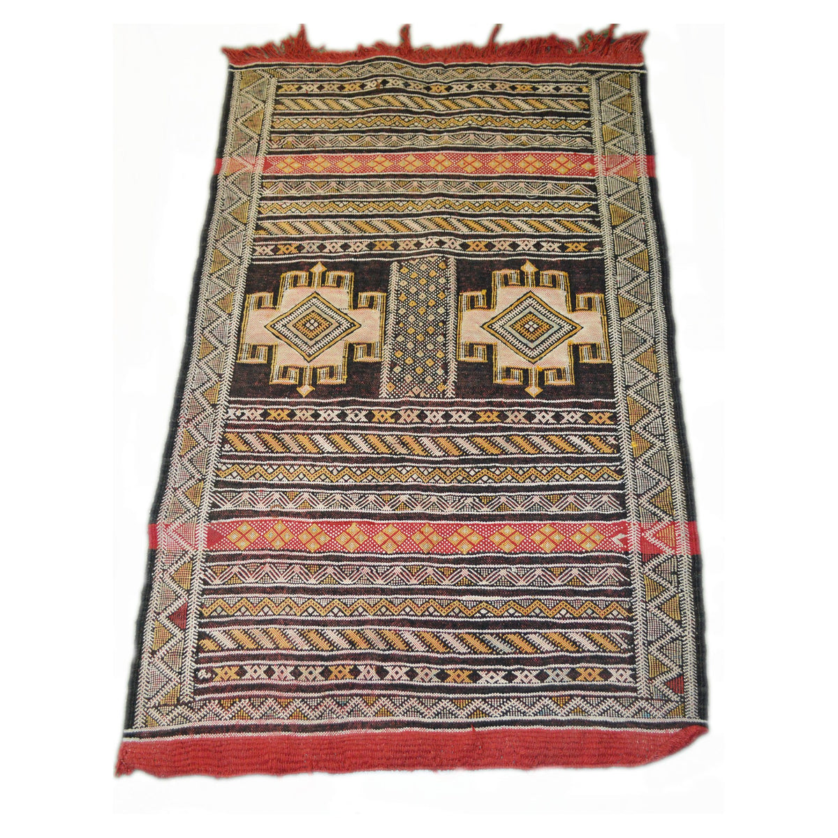 Badr Handmade Moroccan Rug Black