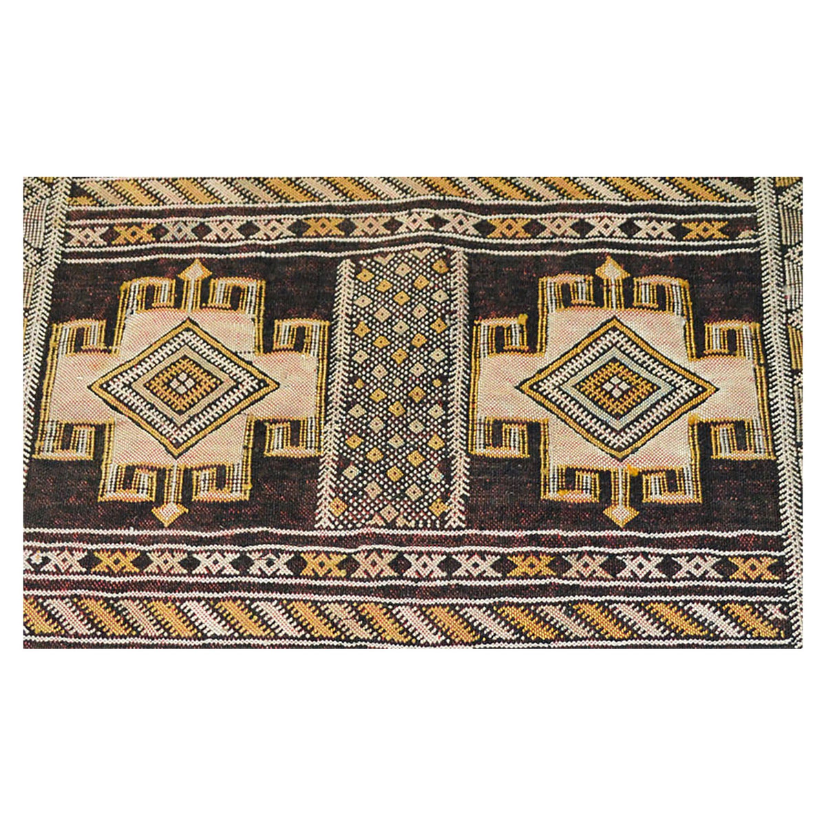Badr Handmade Moroccan Rug Black