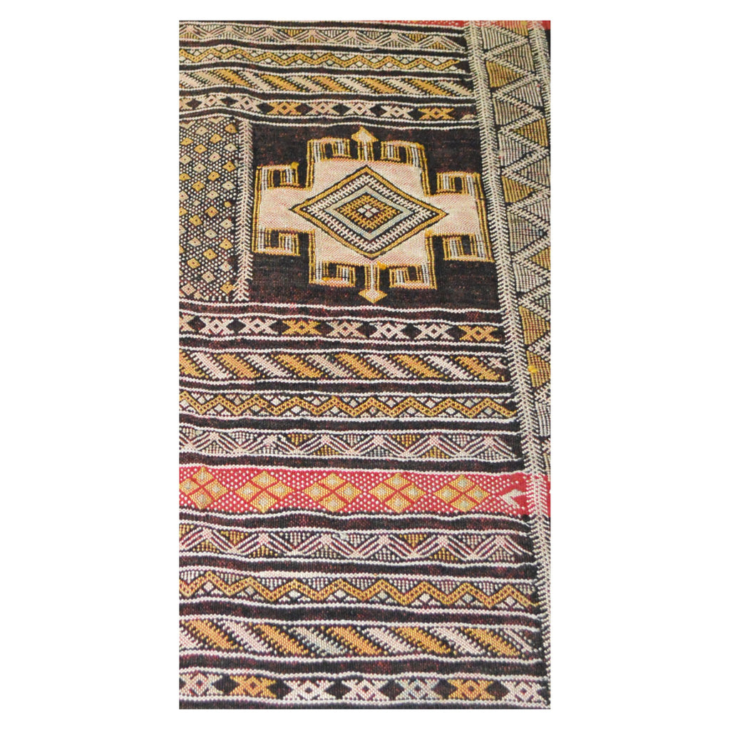 Badr Handmade Moroccan Rug Black