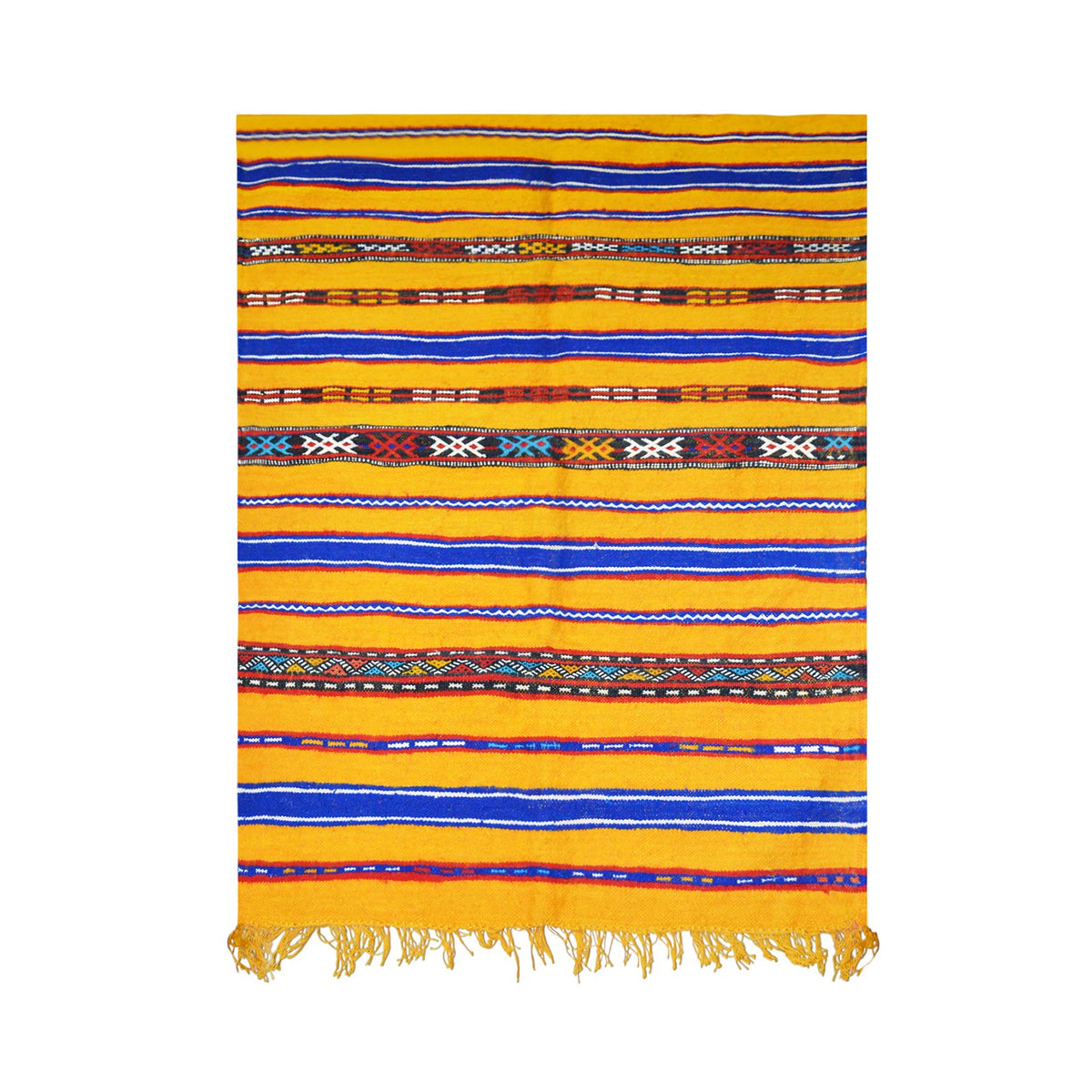 Fadwa Handmade Moroccan Rug Orange Medium